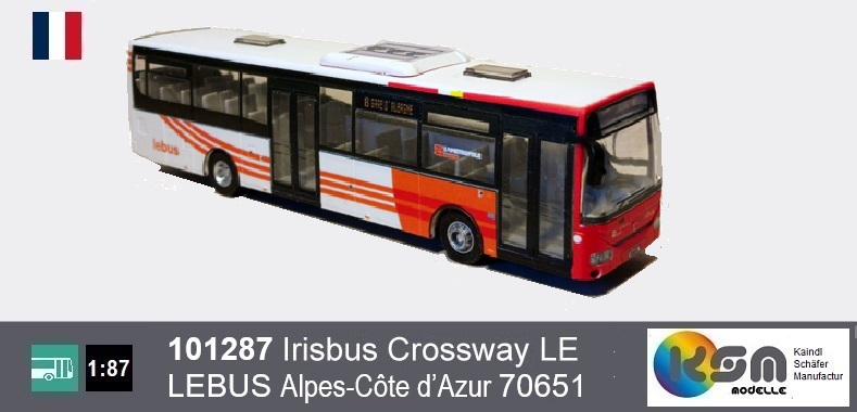 Irisbus Crossway LE lebus Aix-Marseille-Provence Bus 70651